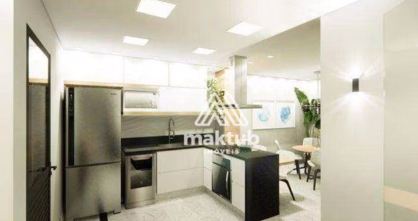 Sobrado com 3 dormitórios à venda, 140 m² por R$ 860.000,00 - Campestre - Santo André/SP