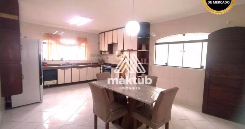 Sobrado com 3 dormitórios à venda, 233 m² por R$ 636.000,00 - Vila Tibiriçá - Santo André/SP