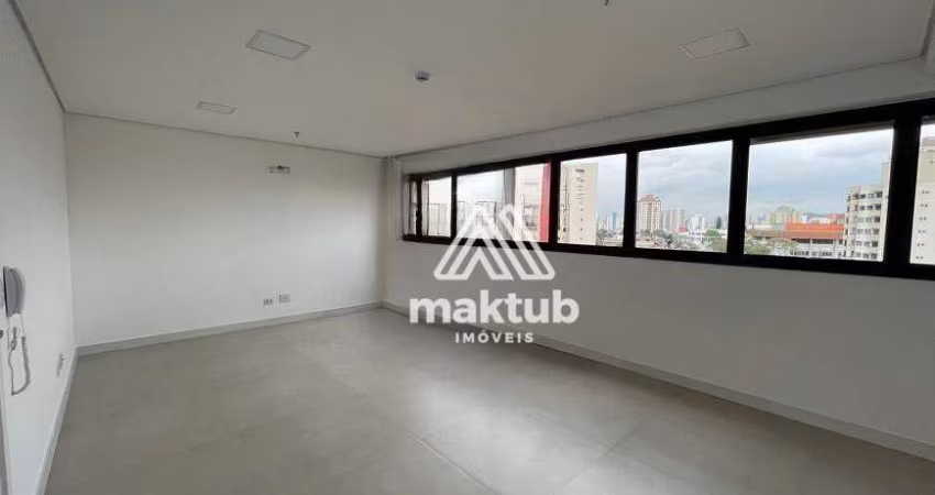 Sala para alugar, 34 m² por R$ 2.894,93/mês - Vila Assunção - Santo André/SP