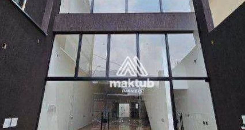 Salão para alugar, 105 m² por R$ 10.096,95/mês - Jardim - Santo André/SP