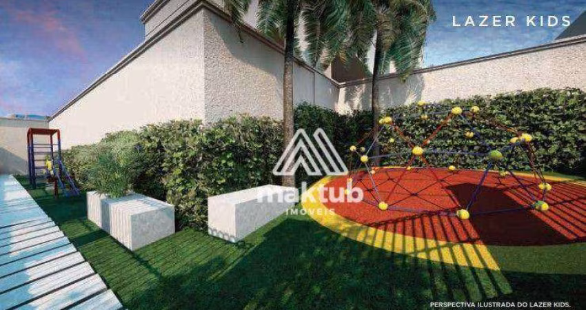 Apartamento com 2 dormitórios à venda, 34 m² por R$ 350.000,00 - Jardim Bela Vista - Santo André/SP