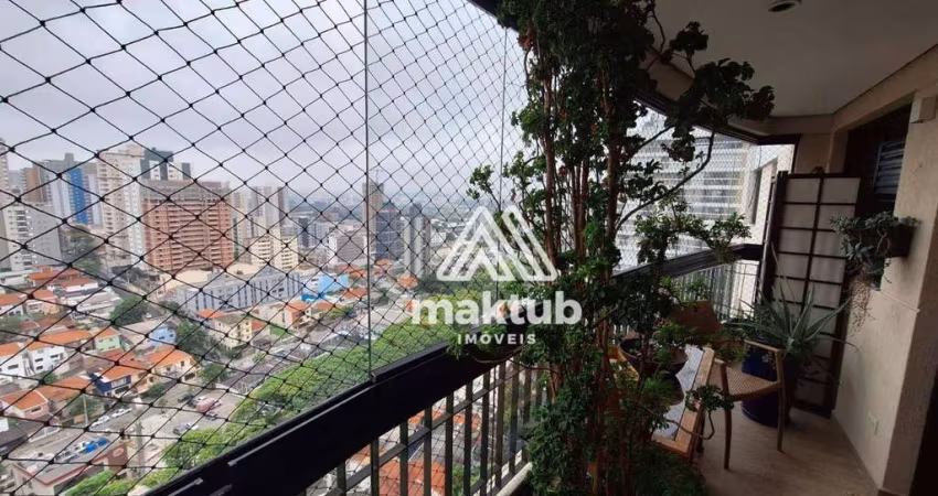 Apartamento com 3 dormitórios à venda, 114 m² por R$ 1.300.000,00 - Jardim - Santo André/SP