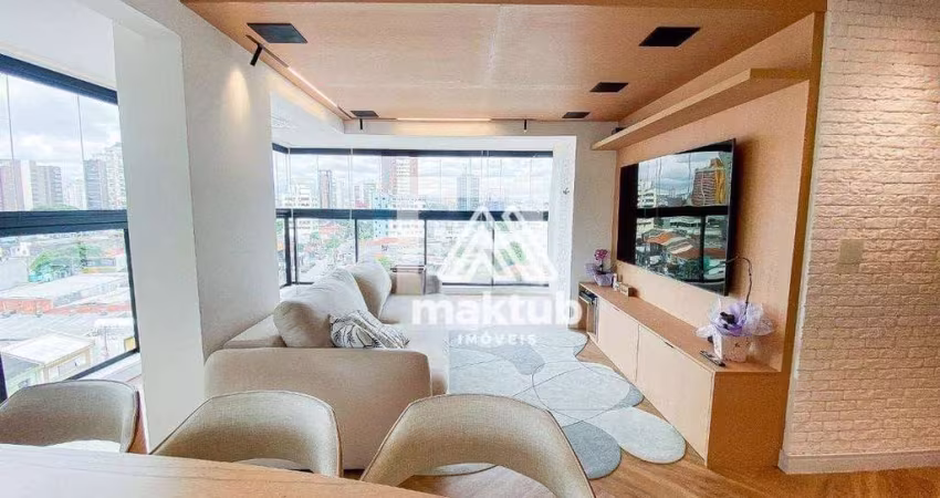 Apartamento com 3 Quartos à venda, 133 m² por R$ 1.750.000 - Jardim - Santo André/SP