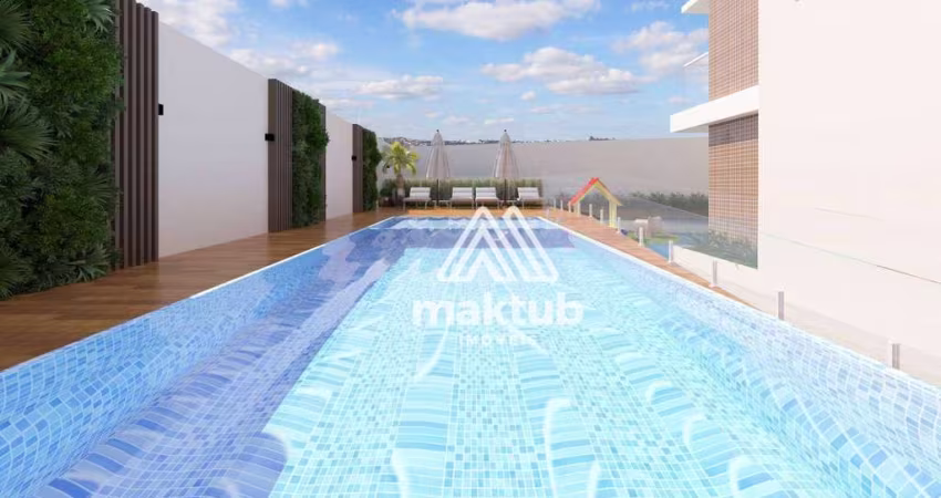 Apartamento com 3 dormitórios à venda, 80 m² por R$ 844.535,50 - Vila Alzira - Santo André/SP