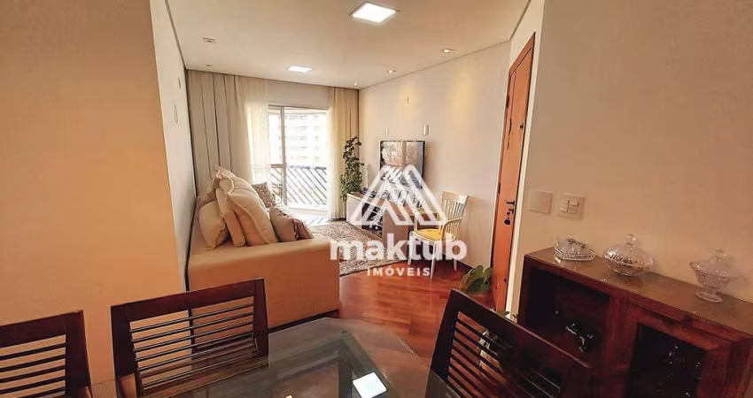 Apartamento com 3 dormitórios à venda, 78 m² por R$ 635.000,00 - Vila Assunção - Santo André/SP