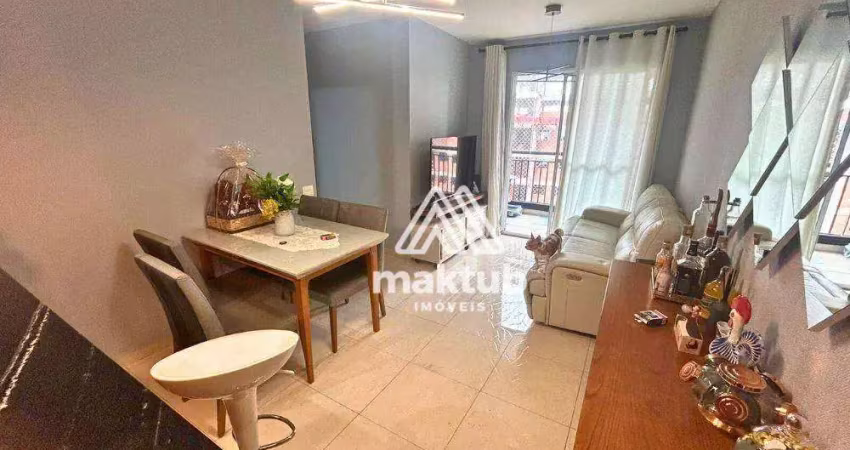 Apartamento com 3 dormitórios à venda, 64 m² por R$ 529.000,00 - Vila Camilópolis - Santo André/SP