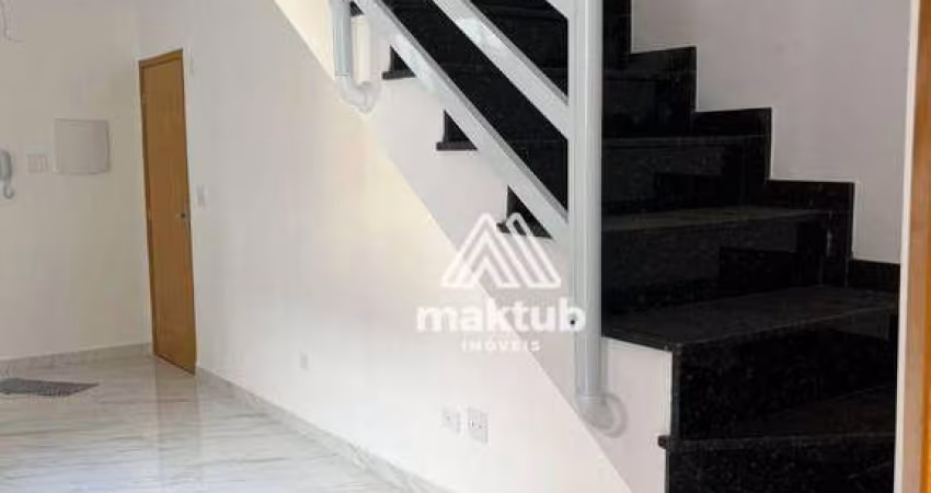 Cobertura com 2 dormitórios à venda, 91 m² por R$ 480.000,00 - Vila Homero Thon - Santo André/SP