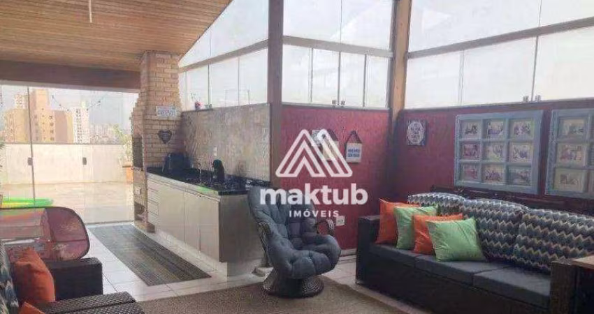 Cobertura com 2 dormitórios à venda, 134 m² por R$ 595.000,00 - Vila Valparaíso - Santo André/SP