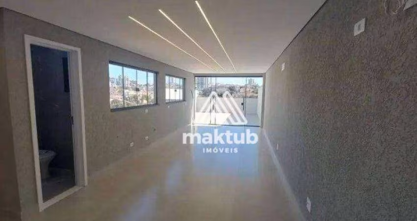 Cobertura com 3 dormitórios à venda, 140 m² por R$ 1.350.000,00 - Jardim - Santo André/SP