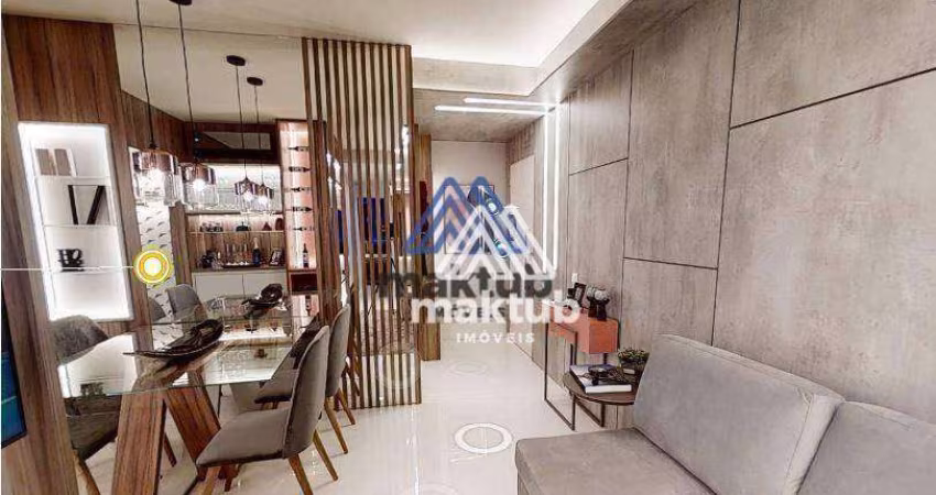 Apartamento com 2 dormitórios à venda, 76 m² por R$ 915.000,00 - Campestre - Santo André/SP