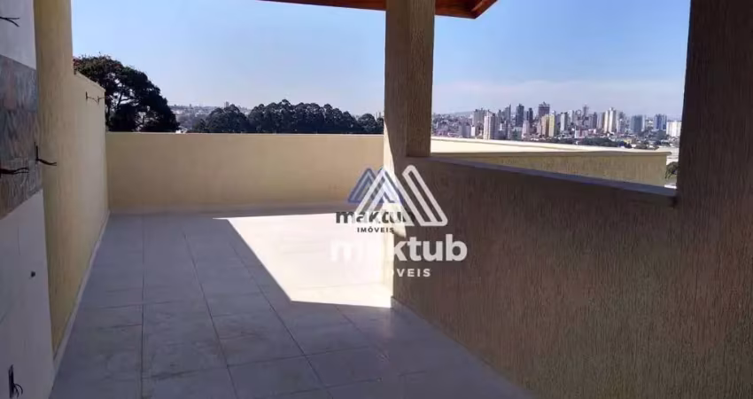 Cobertura com 2 dormitórios à venda, 90 m² por R$ 535.000,00 - Campestre - Santo André/SP