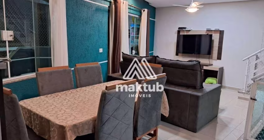 Sobrado com 3 dormitórios à venda, 164 m² por R$ 719.900,00 - Vila Linda - Santo André/SP