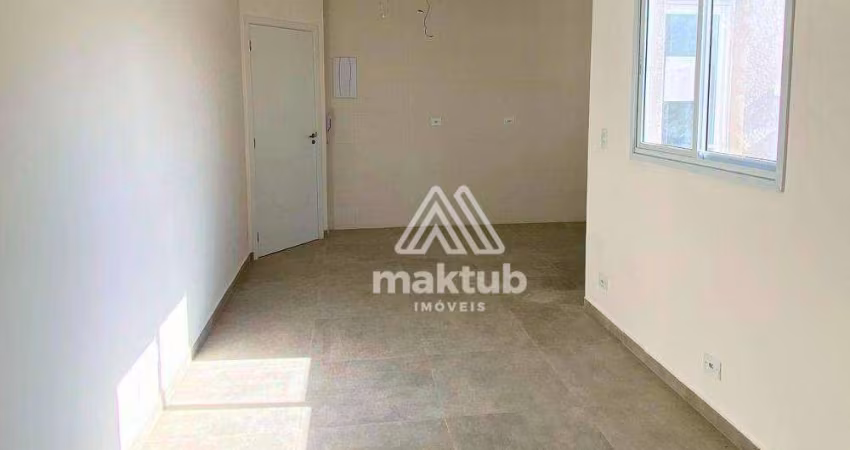 Apartamento com 2 dormitórios à venda, 50 m² por R$ 350.000,00 - Vila Guarani - Santo André/SP