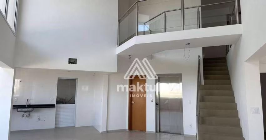 Apartamento Duplex com 5 dormitórios para alugar, 256 m² por R$ 12.674,17/mês - Vila Assunção - Santo André/SP