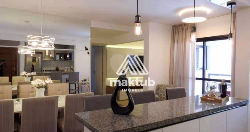 Apartamento com 3 dormitórios à venda, 82 m² por R$ 735.680,00 - Jardim - Santo André/SP