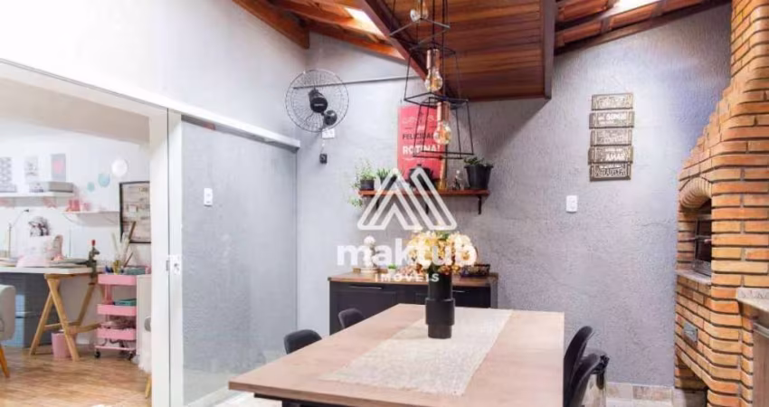 Sobrado com 3 dormitórios à venda, 175 m² por R$ 659.000,00 - Parque João Ramalho - Santo André/SP
