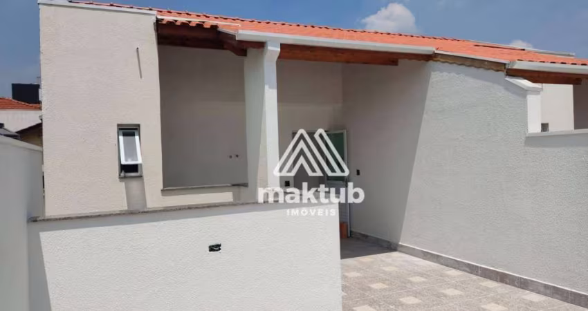 Cobertura com 2 dormitórios à venda, 86 m² por R$ 385.000,00 - Vila Scarpelli - Santo André/SP