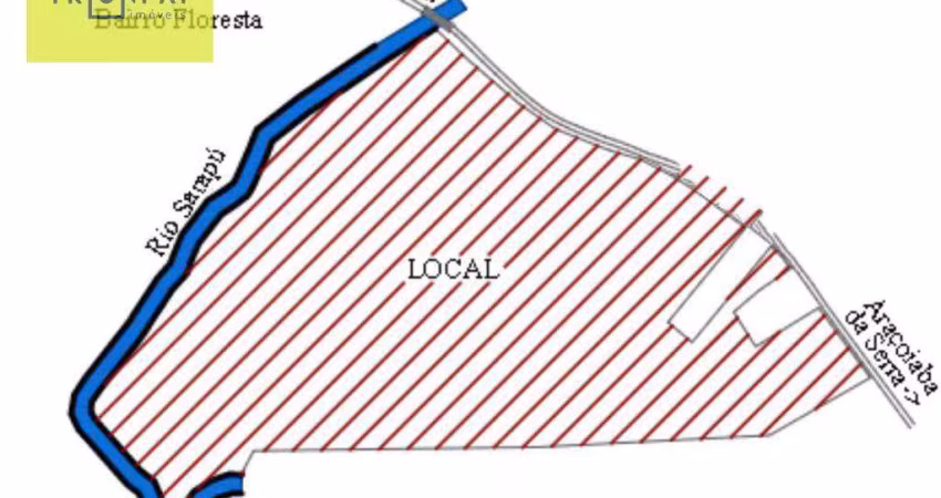 Área à venda, 325025 m² por R$ 4.256.000 - Cercado - Araçoiaba da Serra/SP
