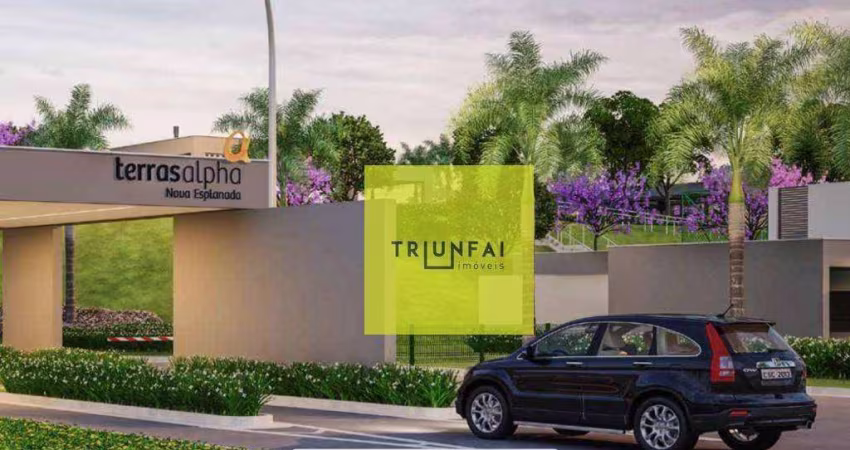 Terreno à venda, 300 m² por R$ 350.000,00 - Condomínio Terras Alpha Nova Esplanada - Votorantim/SP