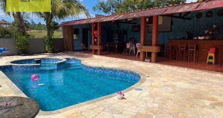 Chácara com 4 dormitórios à venda, 1100 m² por r$ 750.000,00 - éden - sorocaba/sp