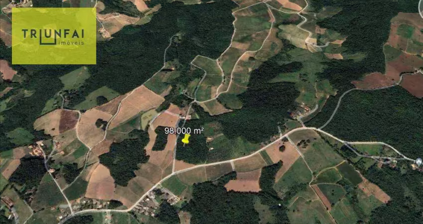 Área à venda, 98000 m² por r$ 500.000,00 - parque da torre - piedade/sp