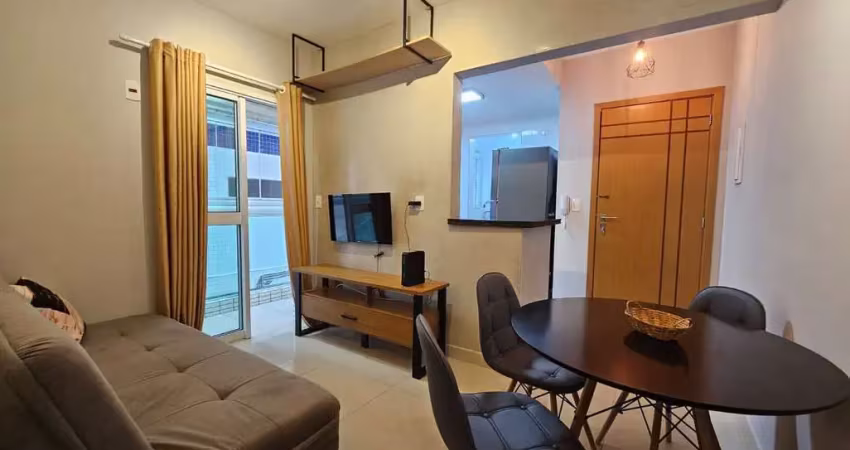 Apartamento 1 dorm. com 2 sacadas localizado no canto do forte/pg