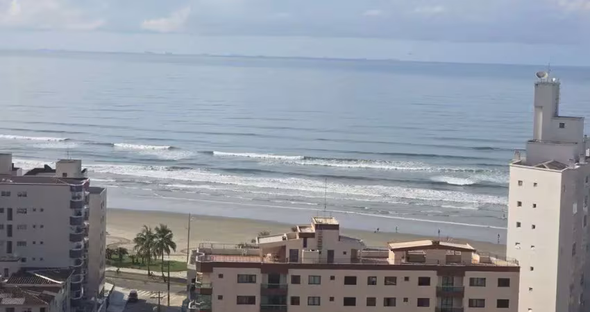 2 dormitórios, sendo 1 suíte - vista para o mar na vila caiçara, praia grande!