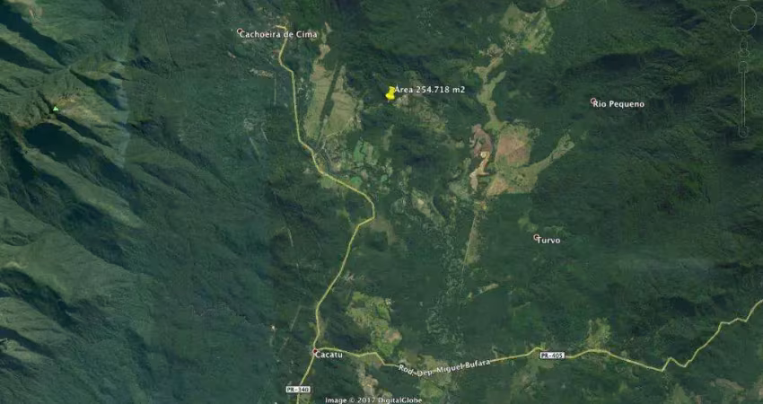 Área à venda, 257100 m² por r$ 495.000,00 - ponta da pedra - antonina/pr