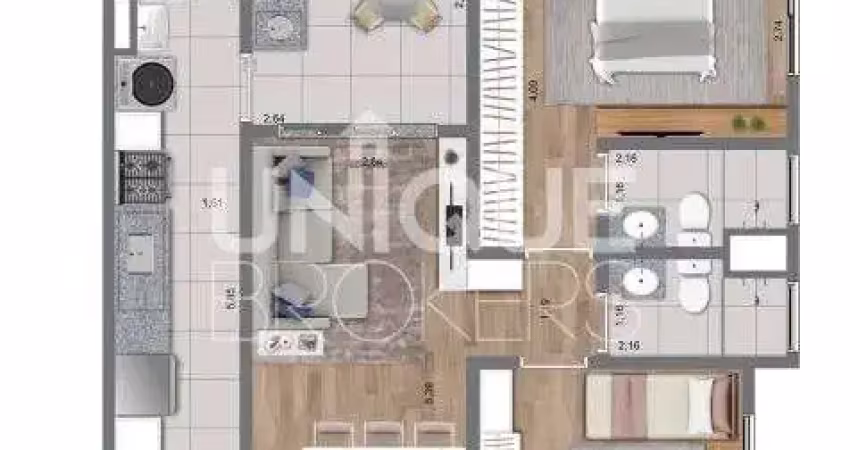 Apartamento com 2 quartos à venda na Avenida Reynaldo de Porcari, 797, Medeiros, Jundiaí