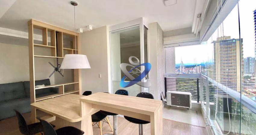 Apartamento com 2 dormitórios para alugar, 50 m² por R$ 5.357,00/mês - Jardim Aquarius - São José dos Campos/SP