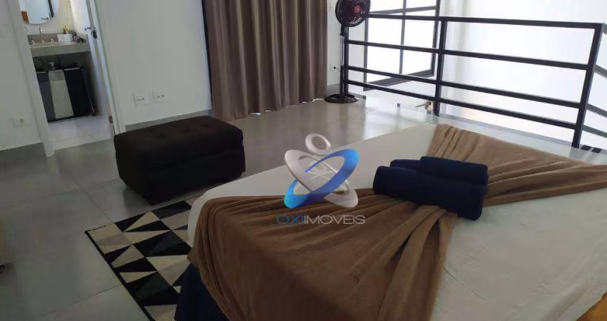 Apartamento Duplex com 1 dormitório para alugar, 94 m² por R$ 5.457,00/mês - Parque Residencial Aquarius - São José dos Campos/SP