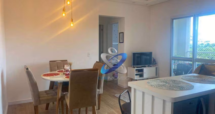 Apartamento com 2 dormitórios à venda, 63 m² por R$ 330.000,00 - Pagador de Andrade - Jacareí/SP