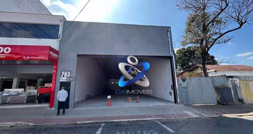 Galpão para alugar, 811 m² por r$ 25.458,33/mês - centro - são josé dos campos/sp