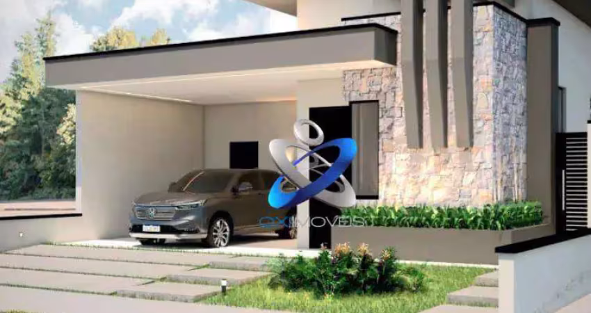 Casa com 3 dormitórios à venda, 126 m² por r$ 905.000 - condomínio malibu - caçapava/sp
