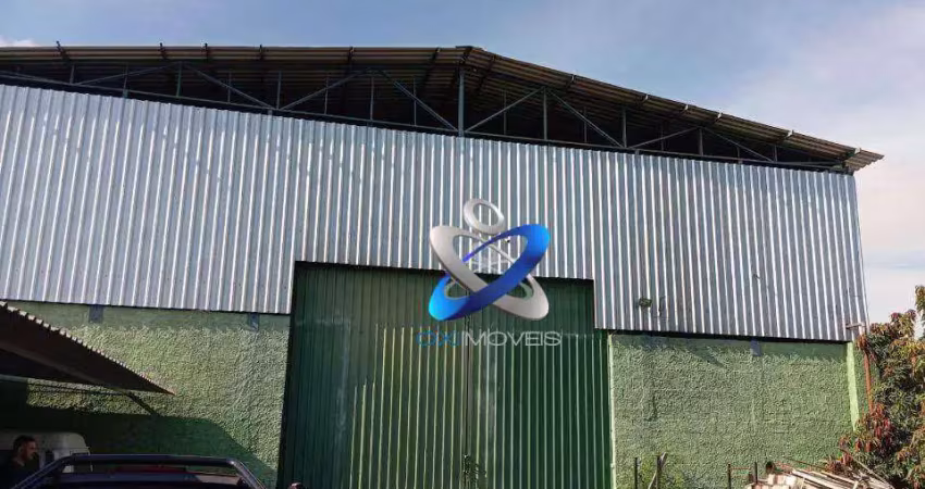 Galpão para alugar, 1000 m² por r$ 11.000/mês - santa luzia - caçapava/sp