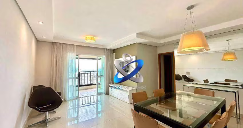 Apartamento com 3 dormitórios para alugar, 111 m² por r$ 6.701,00/mês - jardim aquarius - são josé dos campos/sp
