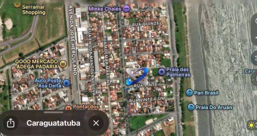 Terreno à venda, 1157 m² por r$ 3.600.000 - praia das palmeiras - caraguatatuba/sp