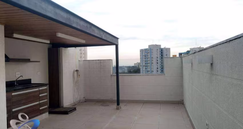 Cobertura com 2 dormitórios para alugar, 115 m² por R$ 4.772,74/mês - Jardim Esplanada - São José dos Campos/SP