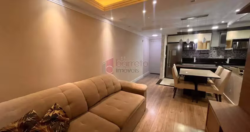 APARTAMENTO SEMI MOBILIADO PARA LOCAÇÃO NO CONDOMÍNIO JARDIM CONQUISTA - JUNDIAÍ/SP