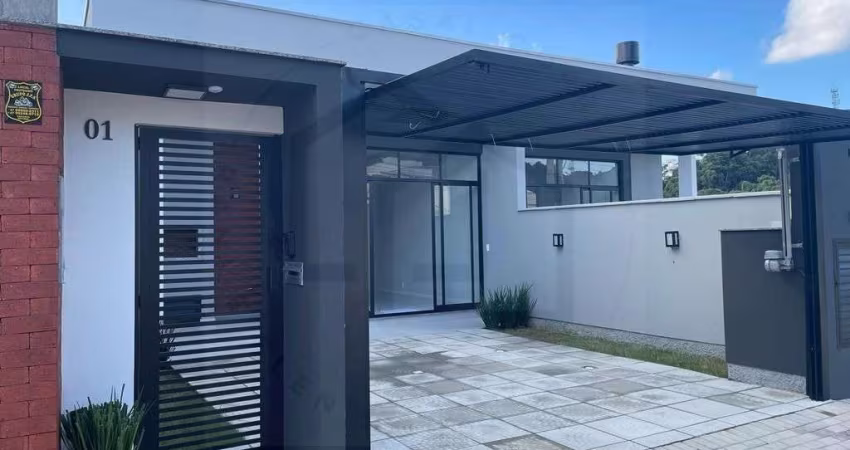 CASA BAIXA DE 105m² COM TRÊS DORMITÓRIOS SENDO UMA SUÍTE