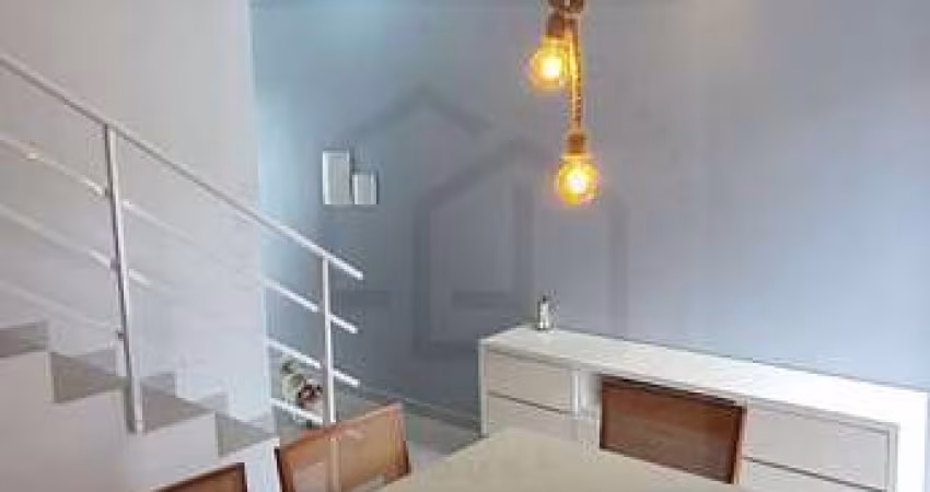 SOBRADO DE 76M² SEMI MOBILIADO COM DOIS DORMITÓRIOS