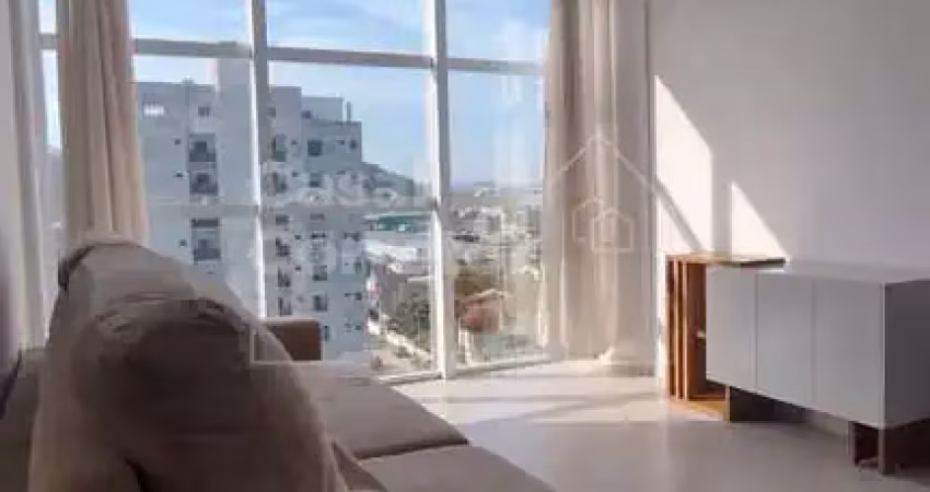Apartamento semi mobiliado com dois dormitórios sendo uma suíte