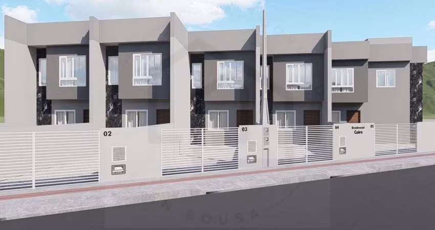 LINDA E ACONCHEGANTE CASA GEMINADA DE 2 DORMITÓRIOS