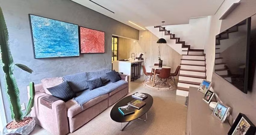 Cobertura duplex para venda possui 127 metros quadrados com 2 quartos
