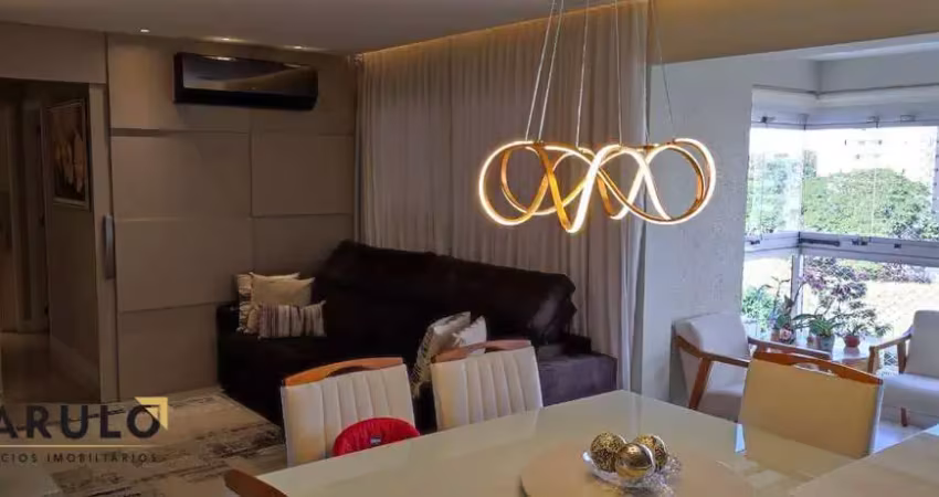 Apartamento com 3 dormitórios para alugar, 94 m² por r$ 8.220/mês - parque rural fazenda santa cândida - campinas/sp