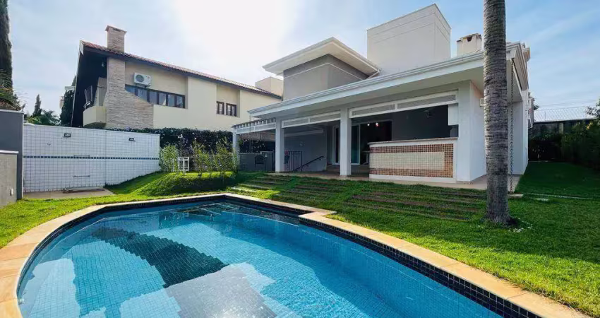 Casa com 4 dormitórios à venda, 276 m² por r$ 2.570.000,00 - loteamento alphaville campinas - campinas/sp