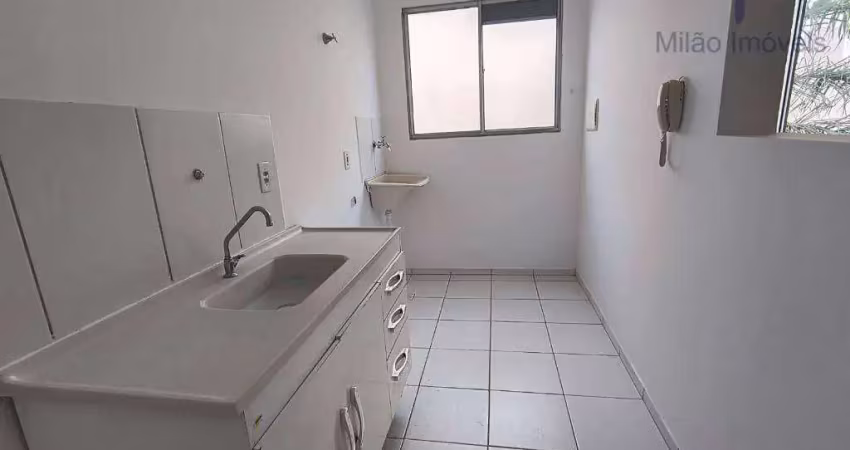 Apartamento 2 dormitórios para locação, 46 m² - condomínio parque sicília - vossoroca - votorantim/sp