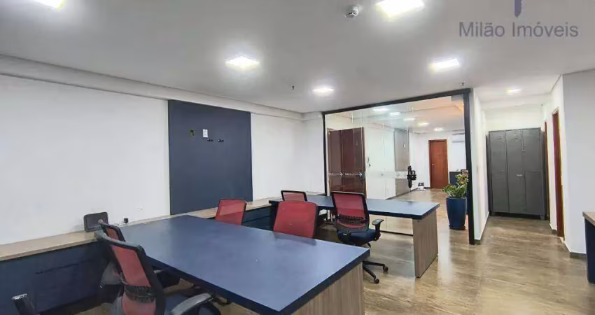 Sala locação, 110 m² - edifício dubai - parque campolim - sorocaba/sp