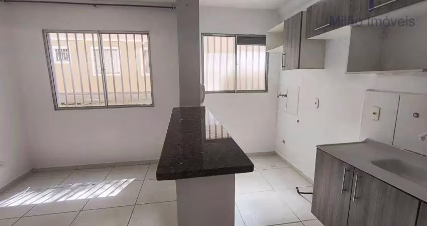 Apartamento 2 dormitórios para locação, 47 m² - condomínio parque sicília - vossoroca - votorantim/sp