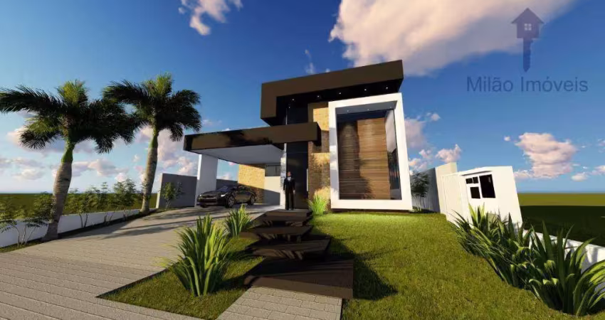Casa térrea 3 suítes à venda, 225m², alphaville nova esplanada iii em votorantim/sp
